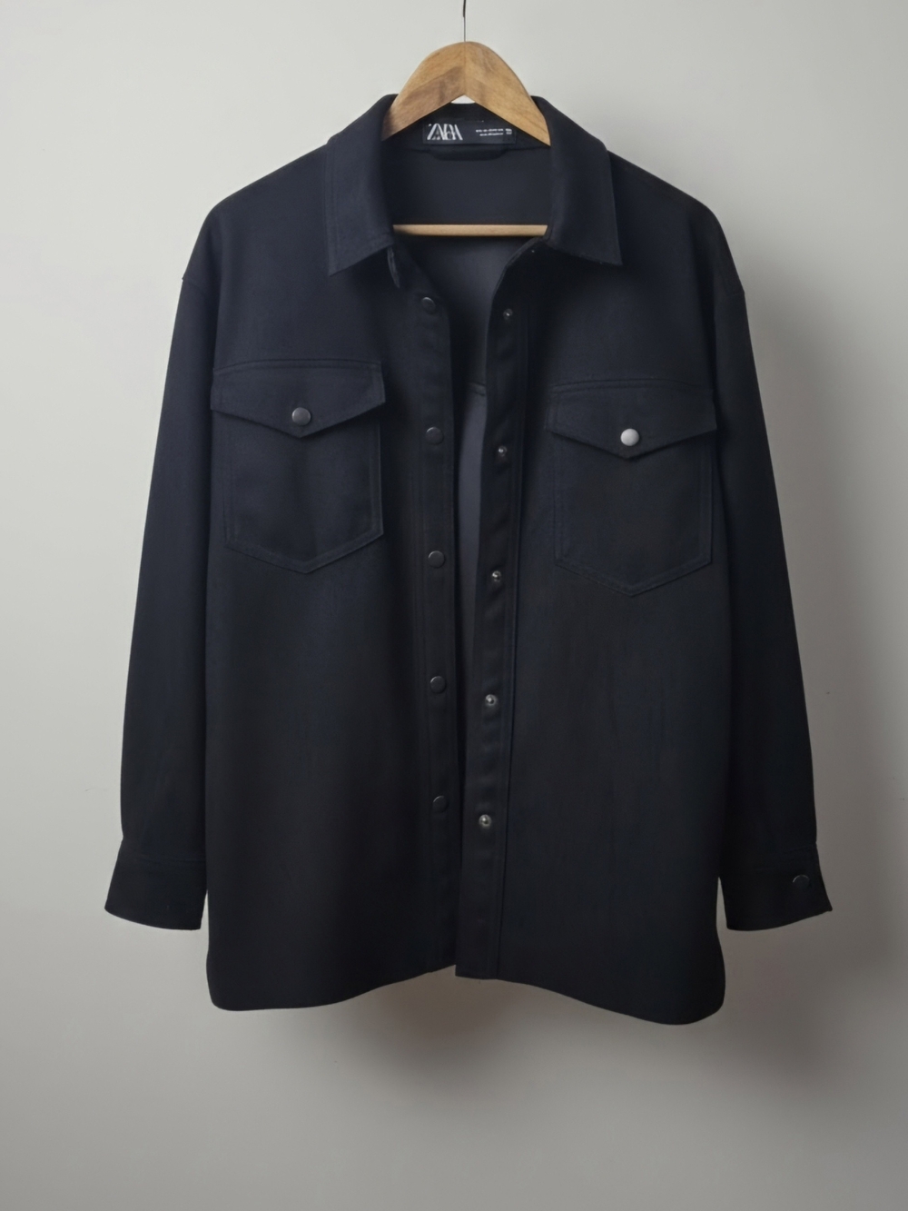 ZARA Oversized Faux Suede Jacket